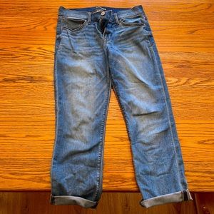 Size 8 Express mid rise cropped skinny jeans
